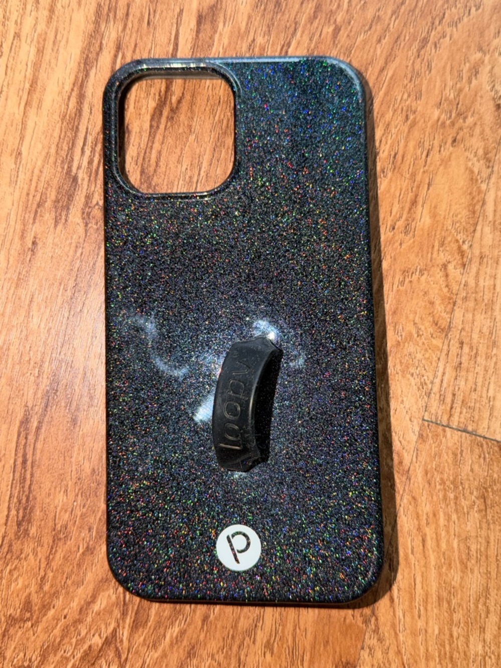 iPhone 13 Pro Max Loopy Case - Black Sparkles